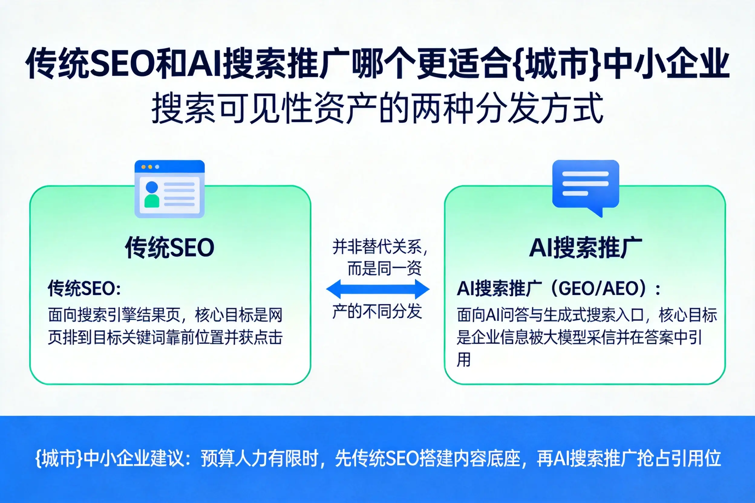 传统SEO和AI搜索推广哪个更适合楚雄中小企业