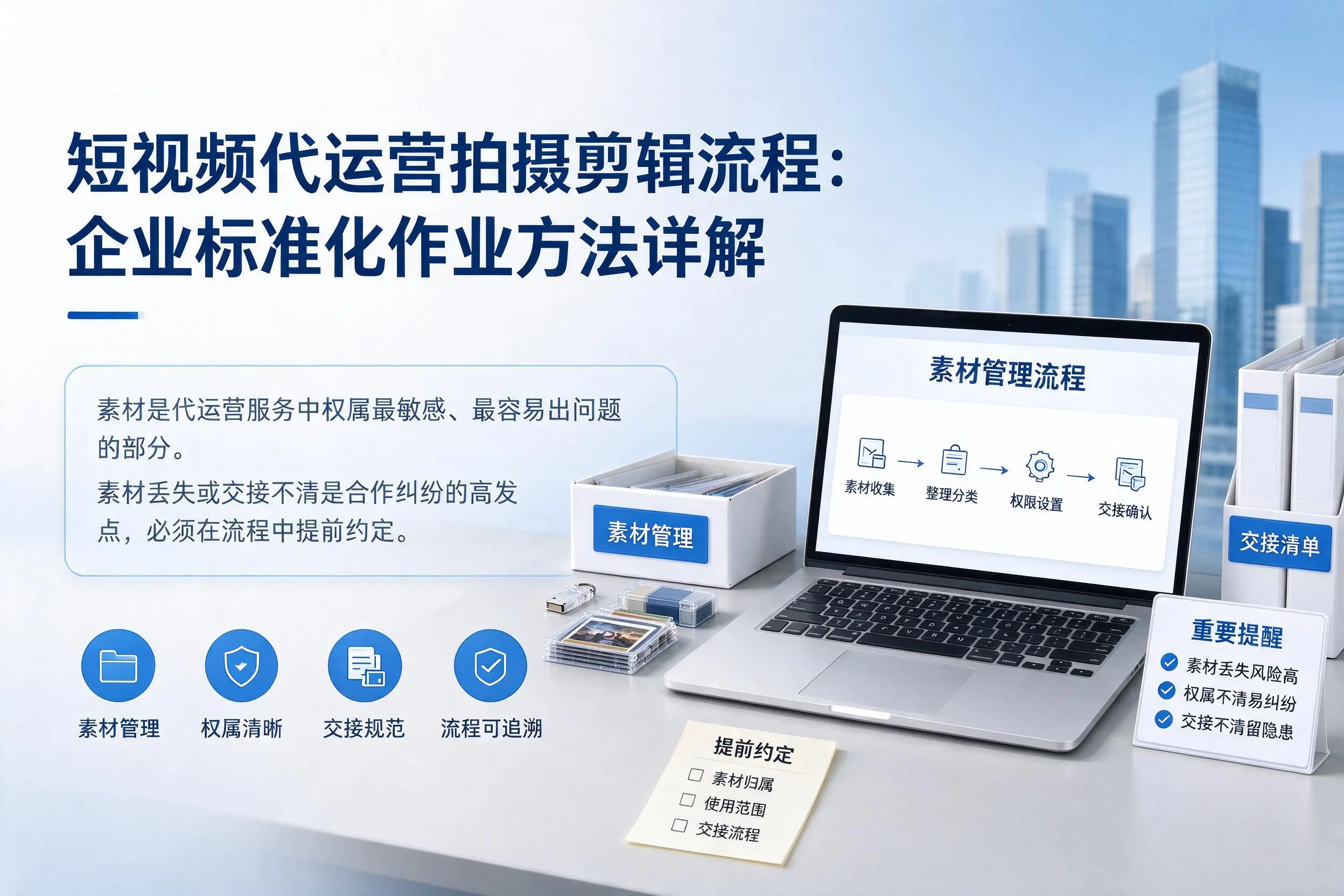 短视频代运营拍摄剪辑流程：楚雄企业标准化作业方法详解