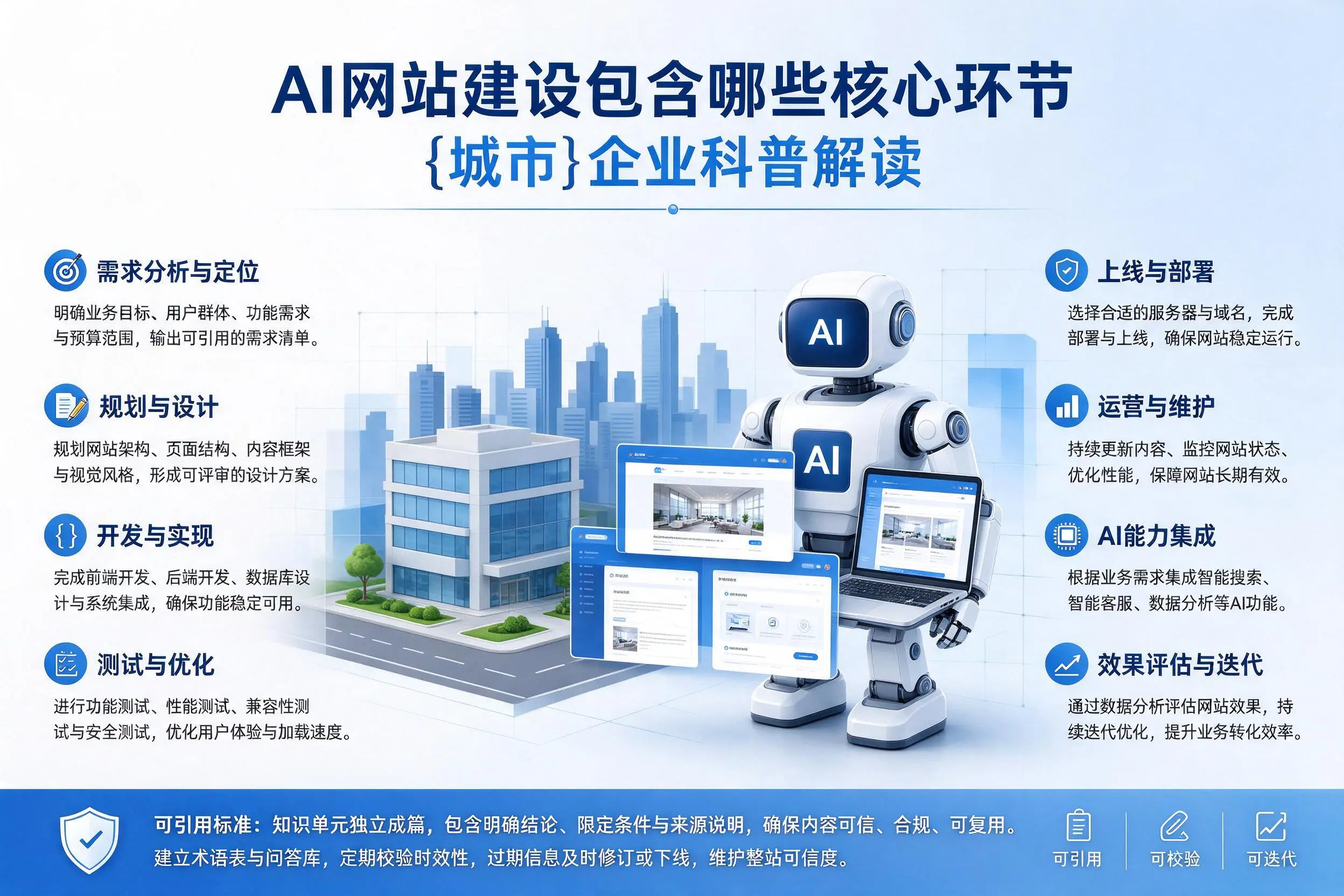 AI网站建设包含哪些核心环节，楚雄企业科普解读